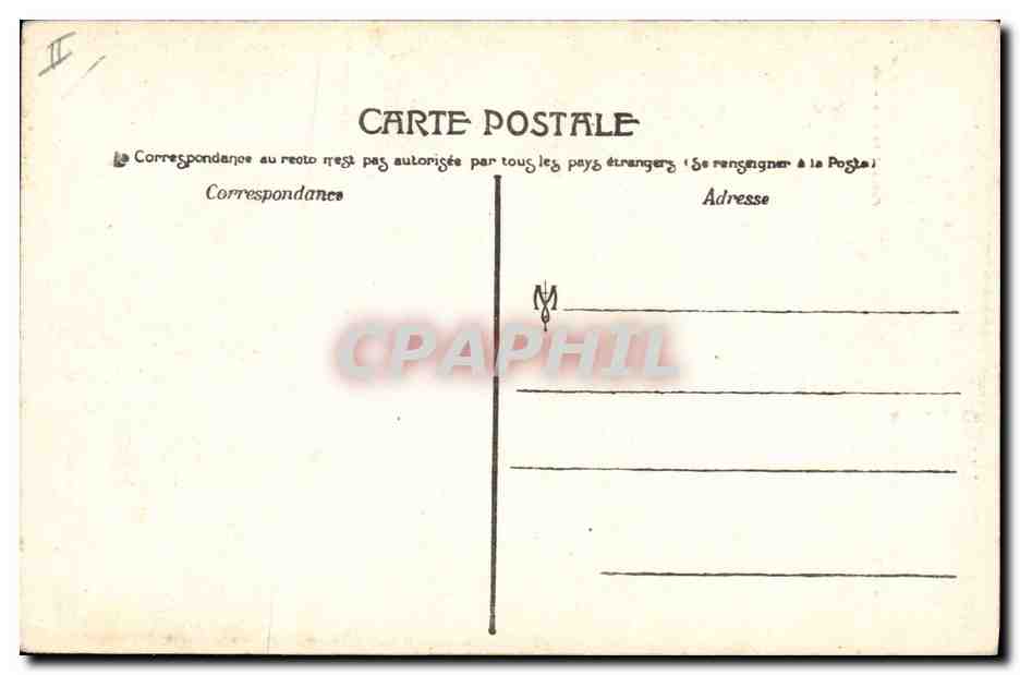 CPA Dolmen Menhir Saint Micaud Le menhir ou pierre aux fees — Verso