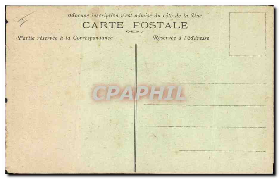 CPA Dolmen Menhir de Porspoder Argenton  — Verso