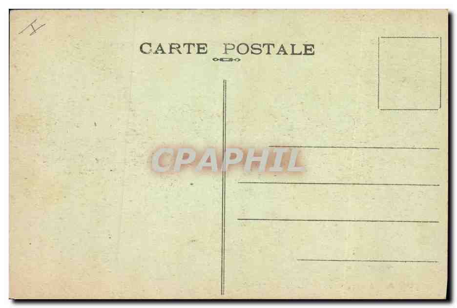 CPA Dolmen Menhir Allee couverte Dolmen double a l'Ile Grande  — Verso