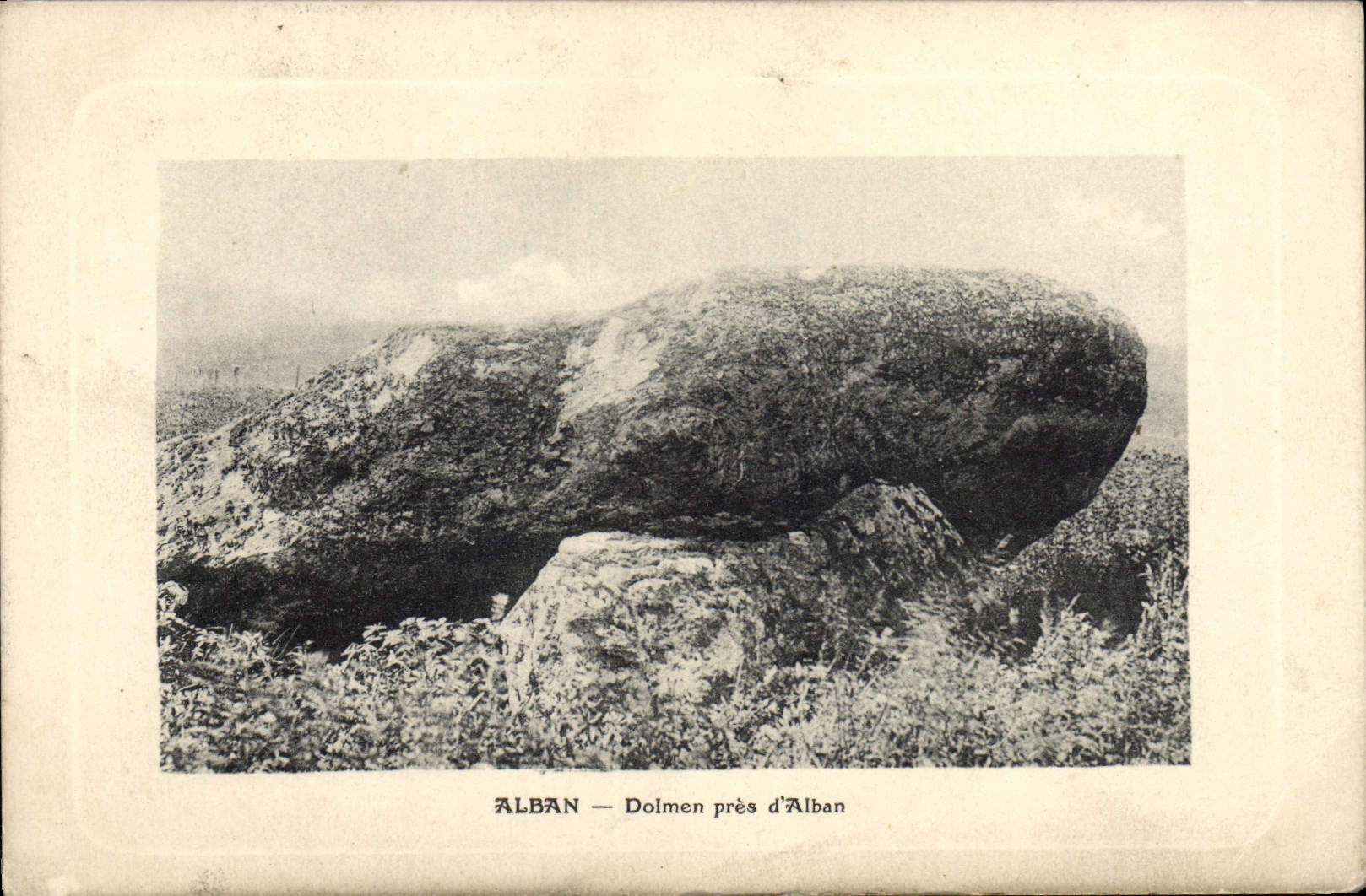 CPA Dolmen Menhir Alban Dolmen pres d'Alban