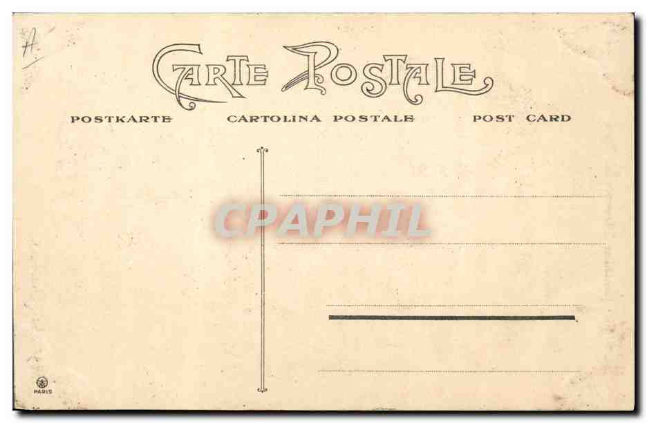 CPA Fantaisie Illustrateur La coiffure feminine a travers les ages Charles X Coiffeur — Rückseite