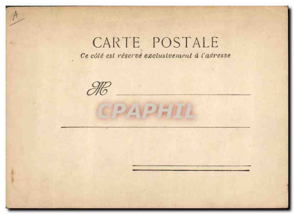 CPA Fantaisie Illustrateur Albert Guillaume Militaria — Rückseite