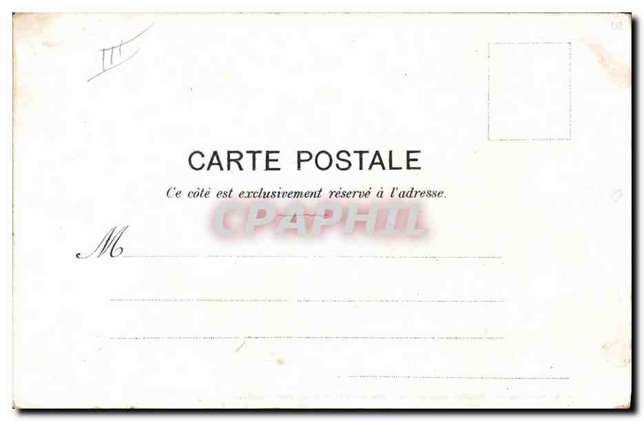 CPA Fantaisie Illustrateur Albert Guillaume La musique repete — Rückseite