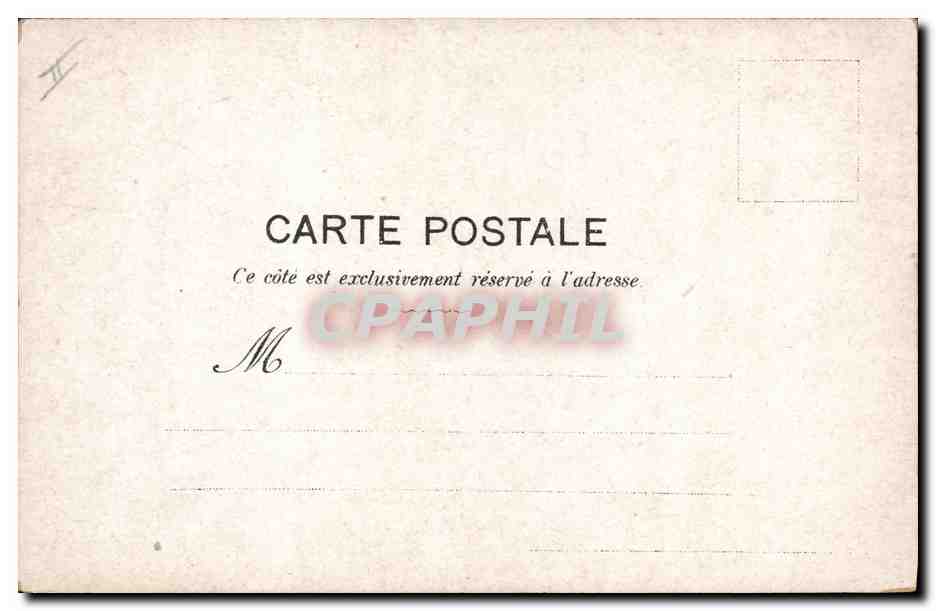 CPA Fantaisie Illustrateur Albert Guillaume  — Rückseite