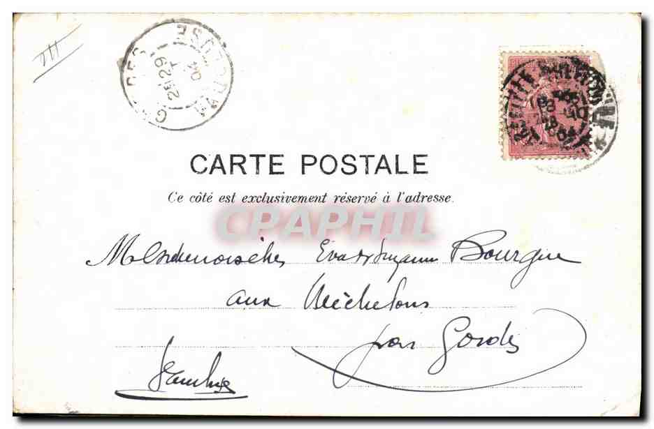 CPA Fantaisie Illustrateur Albert Guillaume Apres la revue Militaria — Rückseite