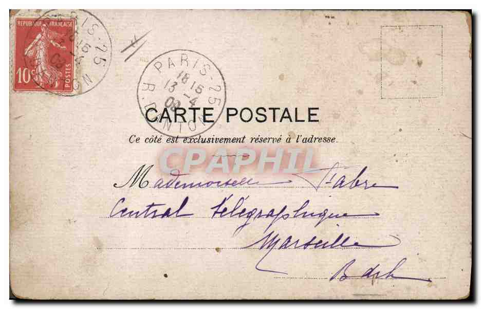 CPA Fantaisie Illustrateur Albert Guillaume Militaria  — Rückseite