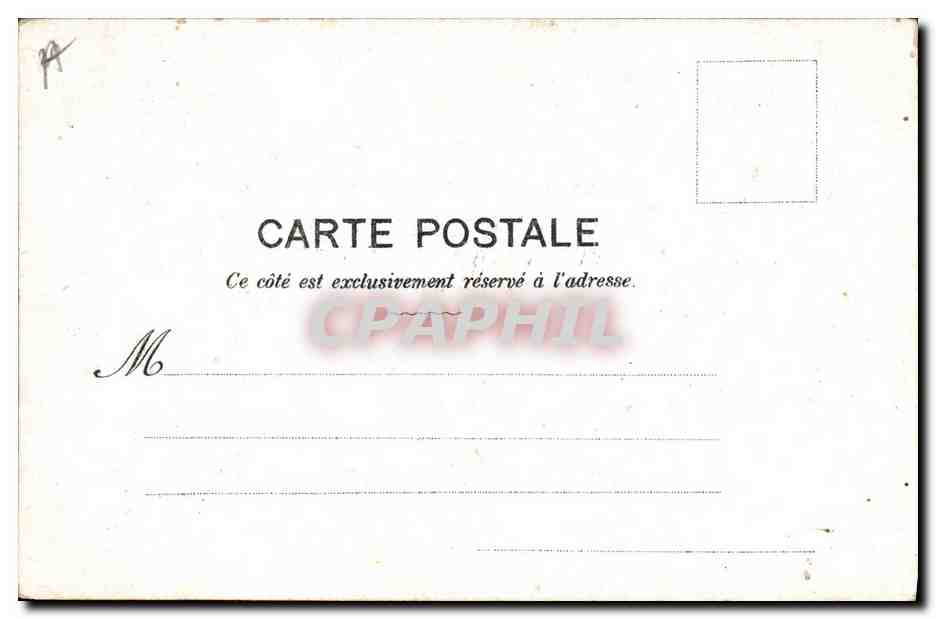 CPA Fantaisie Illustrateur Albert Guillaume Motifs de punition Militaria — Verso