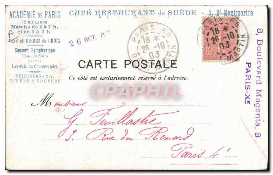 CPA Fantaisie Illustrateur Albert Guillaume Militaria Ignorance coupable — Verso
