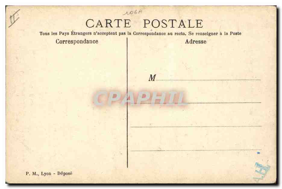 CPA Militaria Litanie des jeunes soldats — Verso