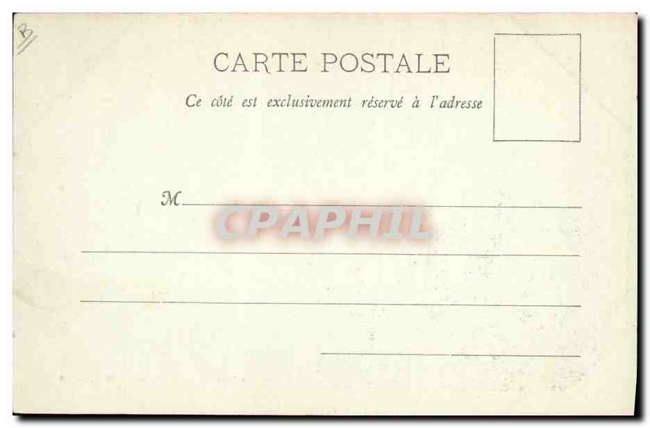 CPA Militaria L'inspection du sergent de planton — Rückseite