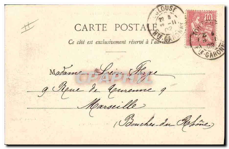 Les Grandes Manœuvres d'Armées de 1902 — L'État-Major du 17e Corps d'Armée — Édition Labouche Frères, Toulouse — Reverso