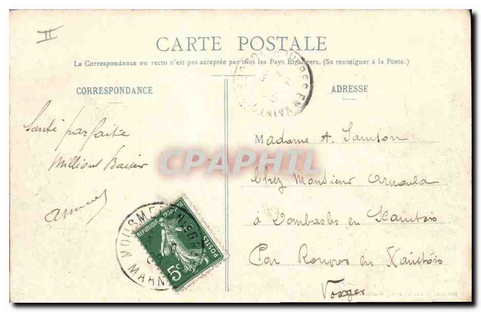 Montage des Tentes — La Vie au Camp — Librairie Militaire G. Baudouin — Rückseite