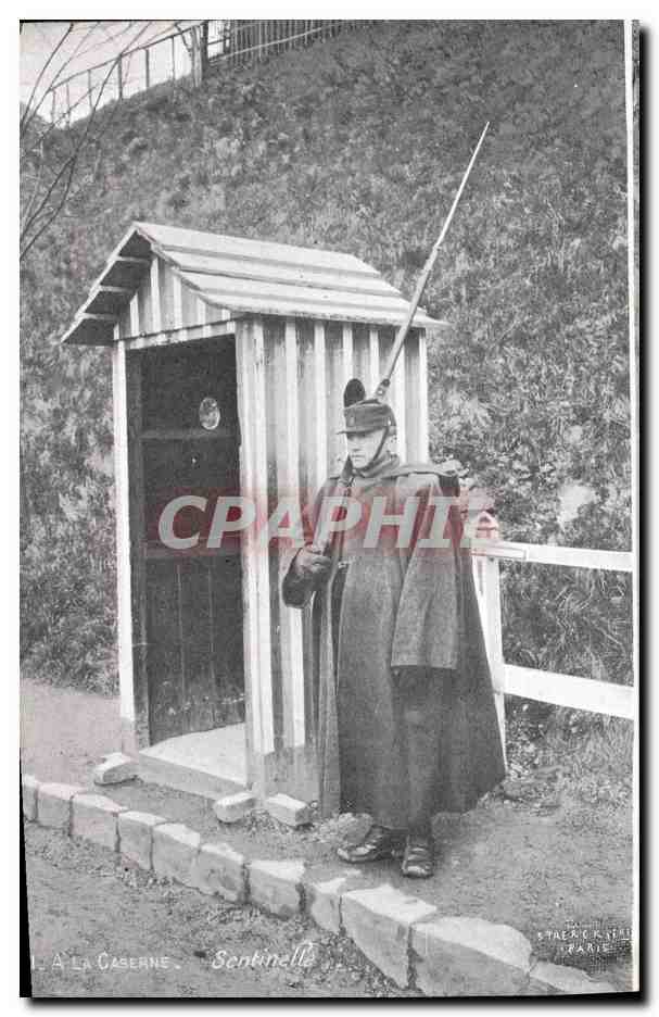 CPA Militaria Sentinelle