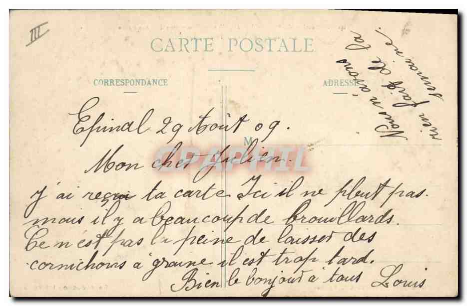 Tirs d'instruction du 8e Bataillon d'Artillerie — Polygone de Chantraine — Canons de 120 long — Pièce 1... — Phototypie Paul Festart, Epinal — Reverso