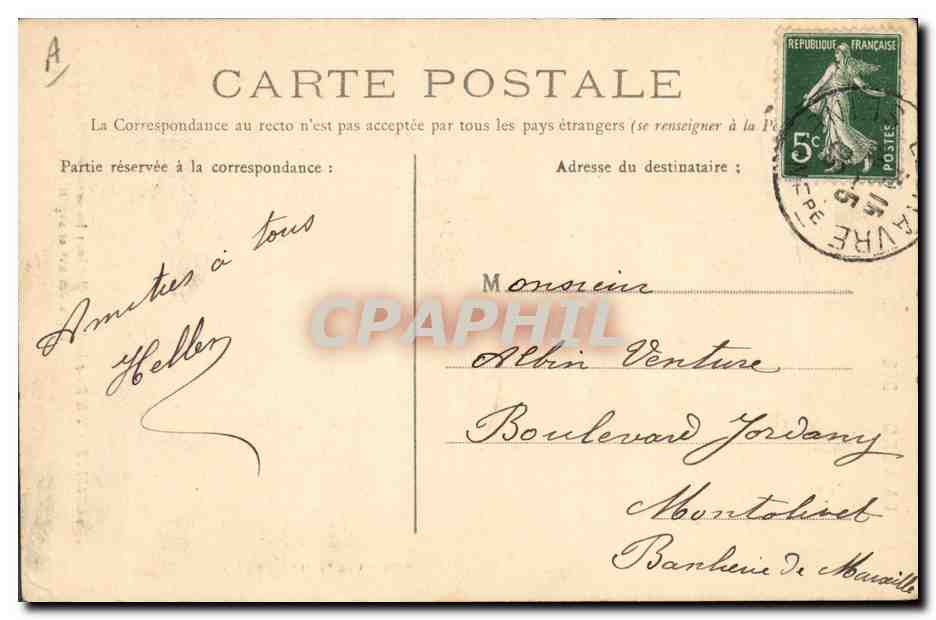 CPA Folklore Normandie Lisieux  — Verso