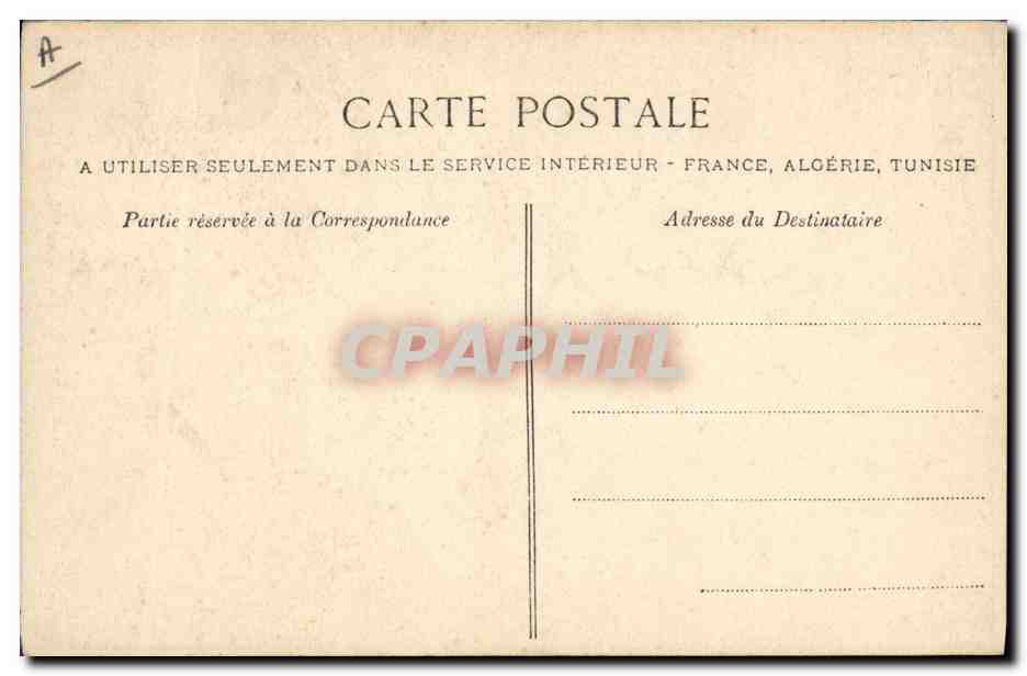CPA Folklore Normandie Depart pour la traite  — Verso