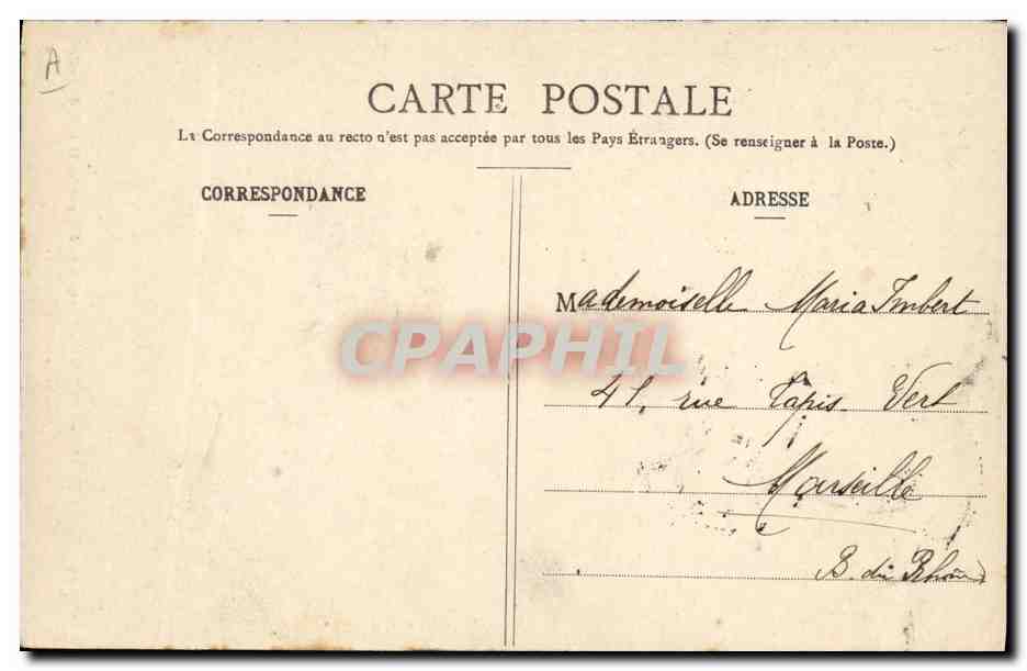 CPA Folklore Normandie Rouen  — Verso