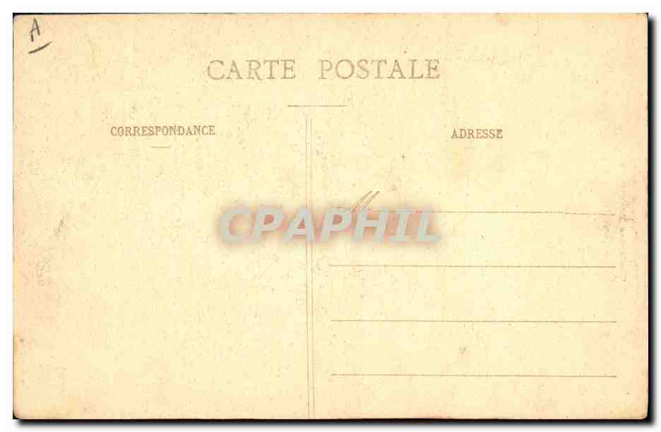 CPA Folklore Normandie Rouen Bouquetiere sur la place de la cathedrale — Verso