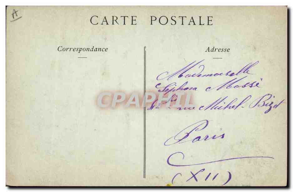 CPA Folklore Normandie Paysan des environs de Rouen Ancien costume — Verso