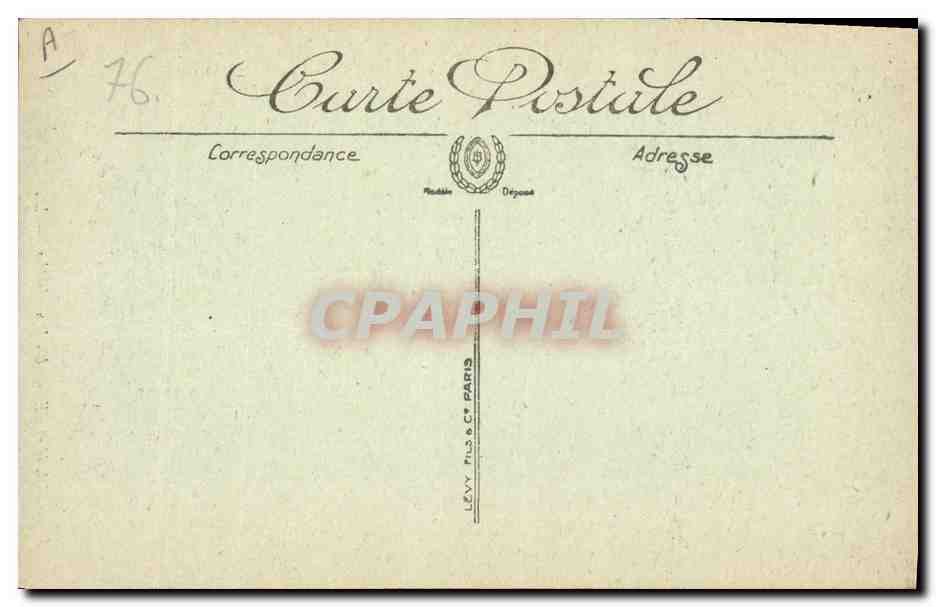 CPA Folklore Normandie Le Havre Un loup de mer Peche — Verso