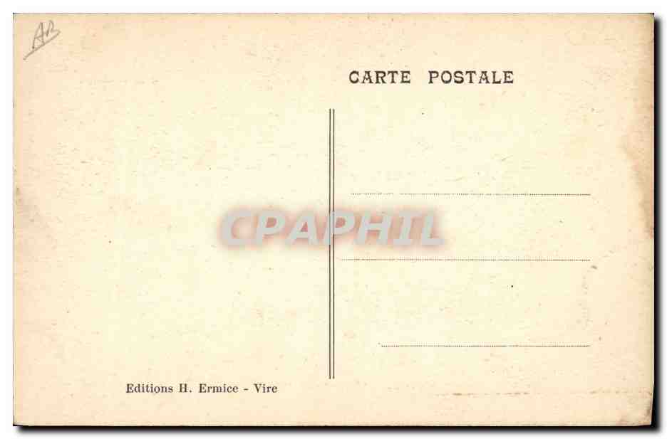 CPA Folklore Normandie Poules Enfant  — Verso