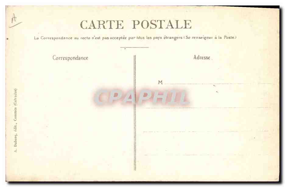 CPA Folklore Normandie Jeune fille de Bayeux — Verso