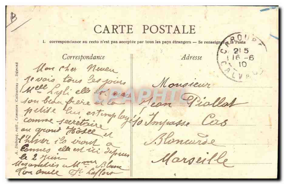 CPA Folklore Normandie Journal le Calvados La dentelliere  — Verso