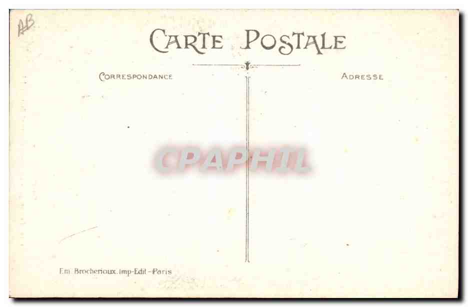 CPA Folklore Normandie Le bon gars Normand revenant du marche — Verso