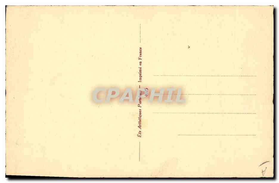 CPA Folklore Normandie — Verso