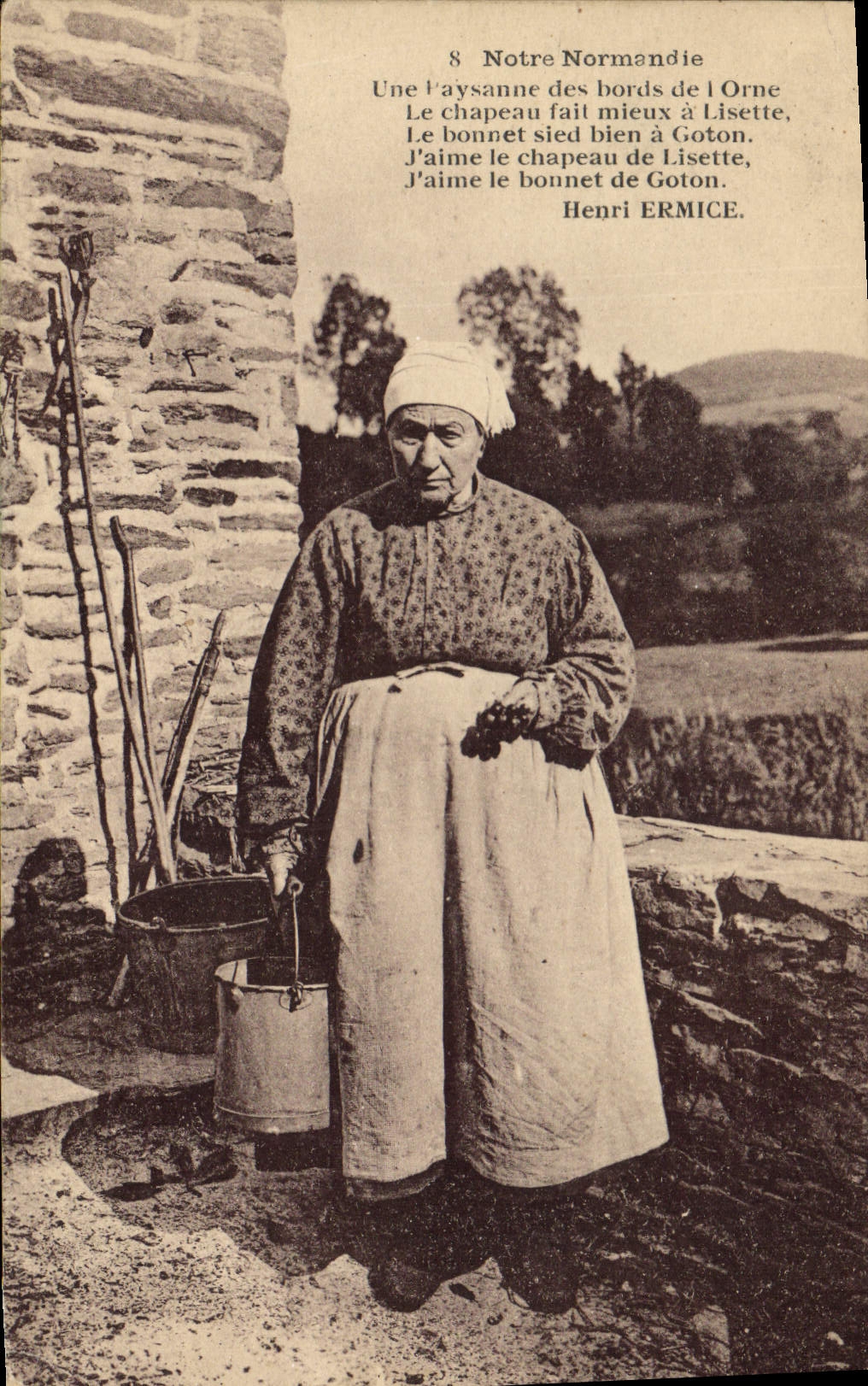 CPA Folklore Normandie