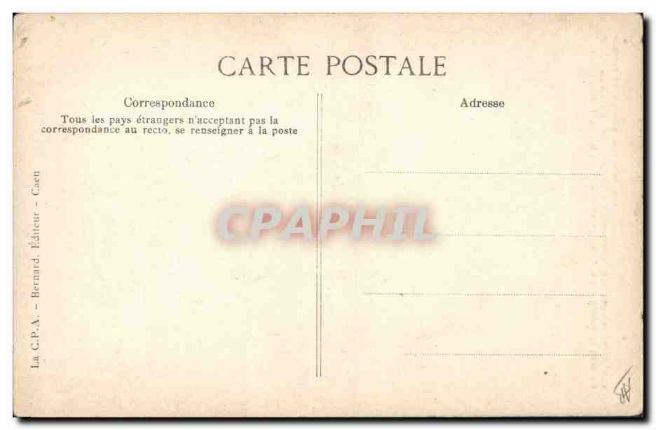 CPA Folklore Normandie Etrepagny — Verso