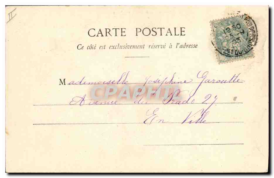 CPA Commerce Cartes postales Le Petit Trottin Enfant — Rückseite