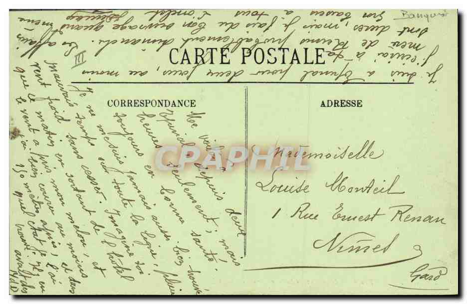 CPA Banque Epinal La rue de la Bourse et la Societe Generale — Verso