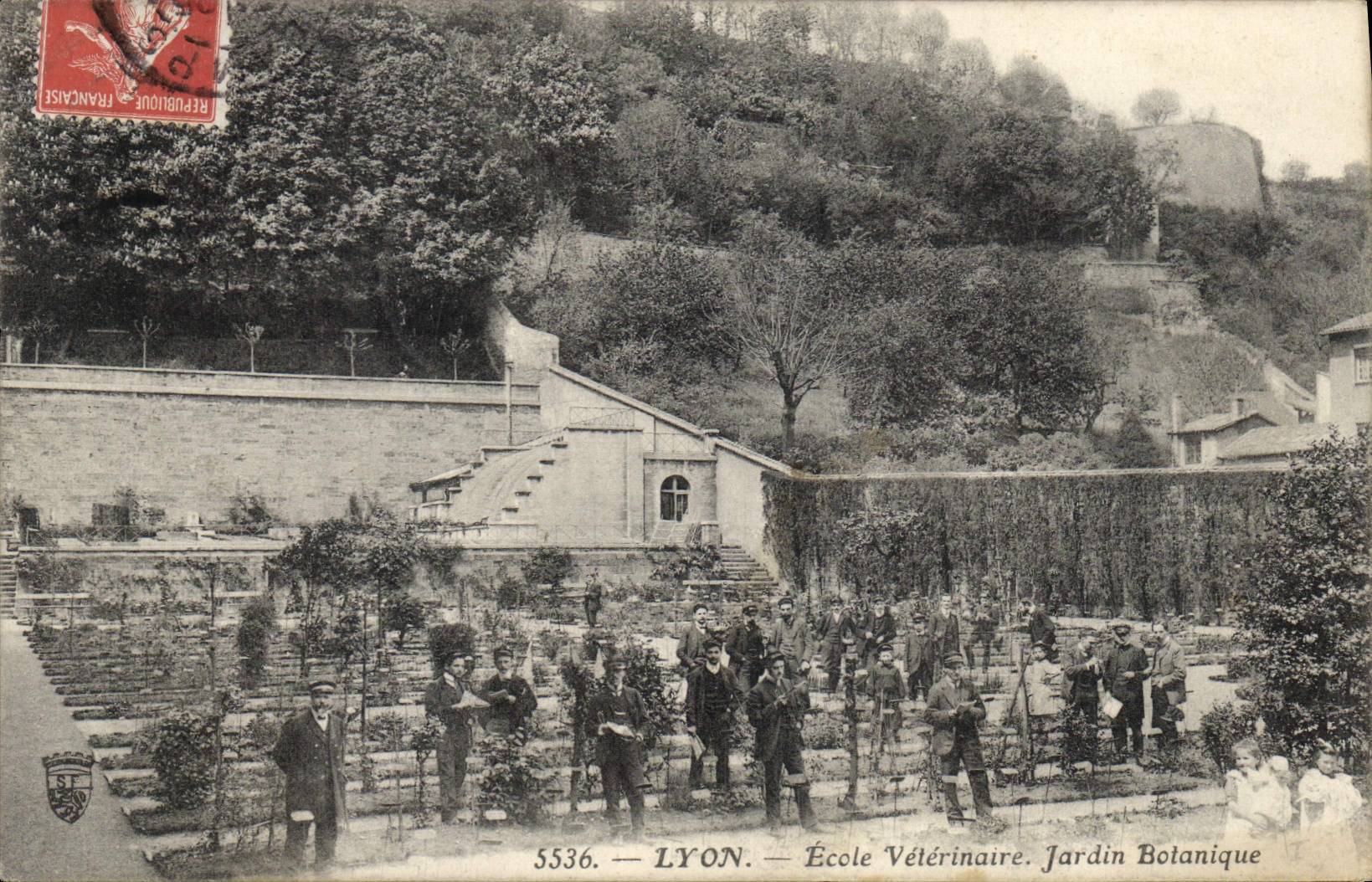 LYON — École Vétérinaire. Jardin Botanique — Éditeur S.T. n° 5536