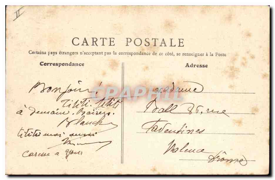Lyon - Quai Pierre-Seize - École Vétérinaire — B. F., Paris, n° 940 — Rückseite