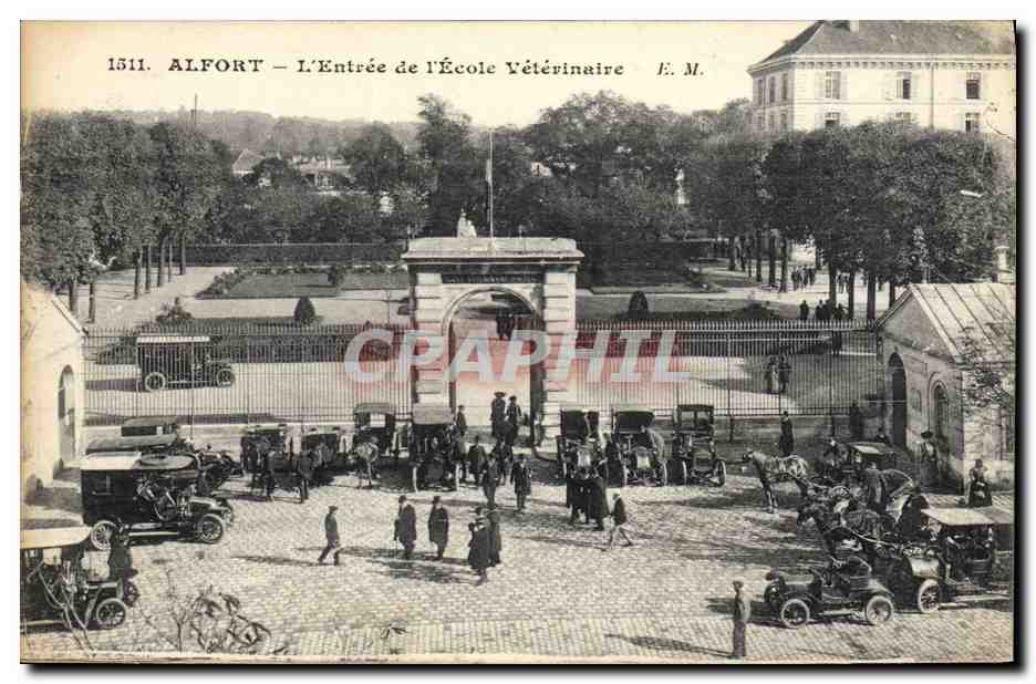 Alfort — L'Entrée de l'École Vétérinaire — E. M. n° 1511
