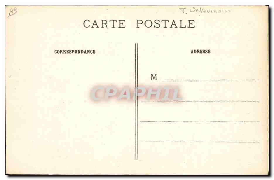 Alfort — L'Entrée de l'École Vétérinaire — E. M. n° 1511 — Rückseite