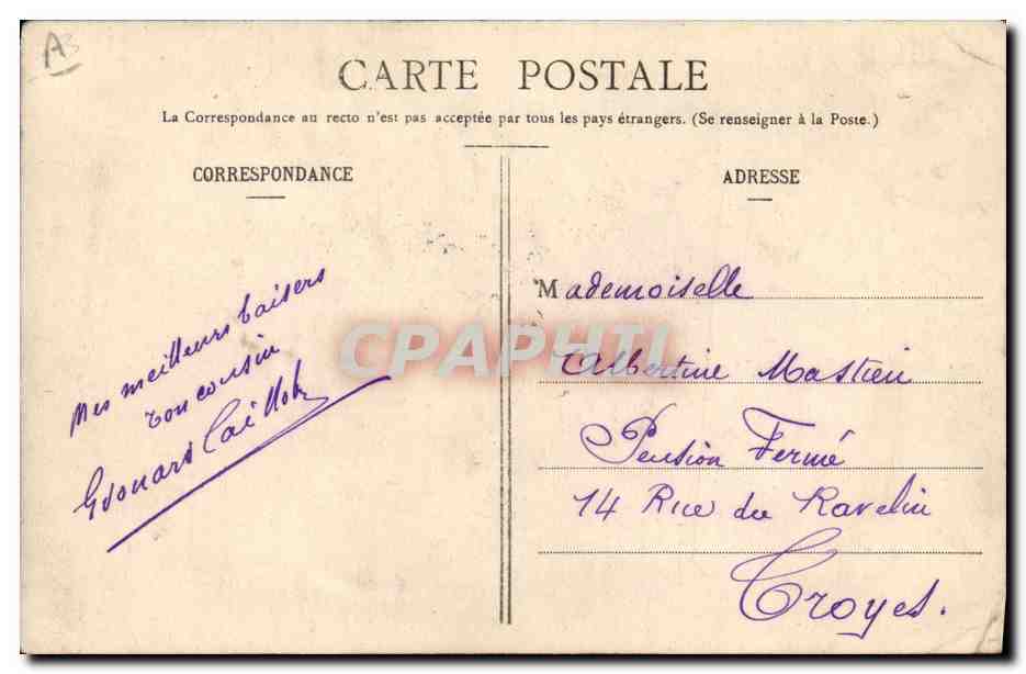 CPA Alfort L'ecole Veterinaire — Verso