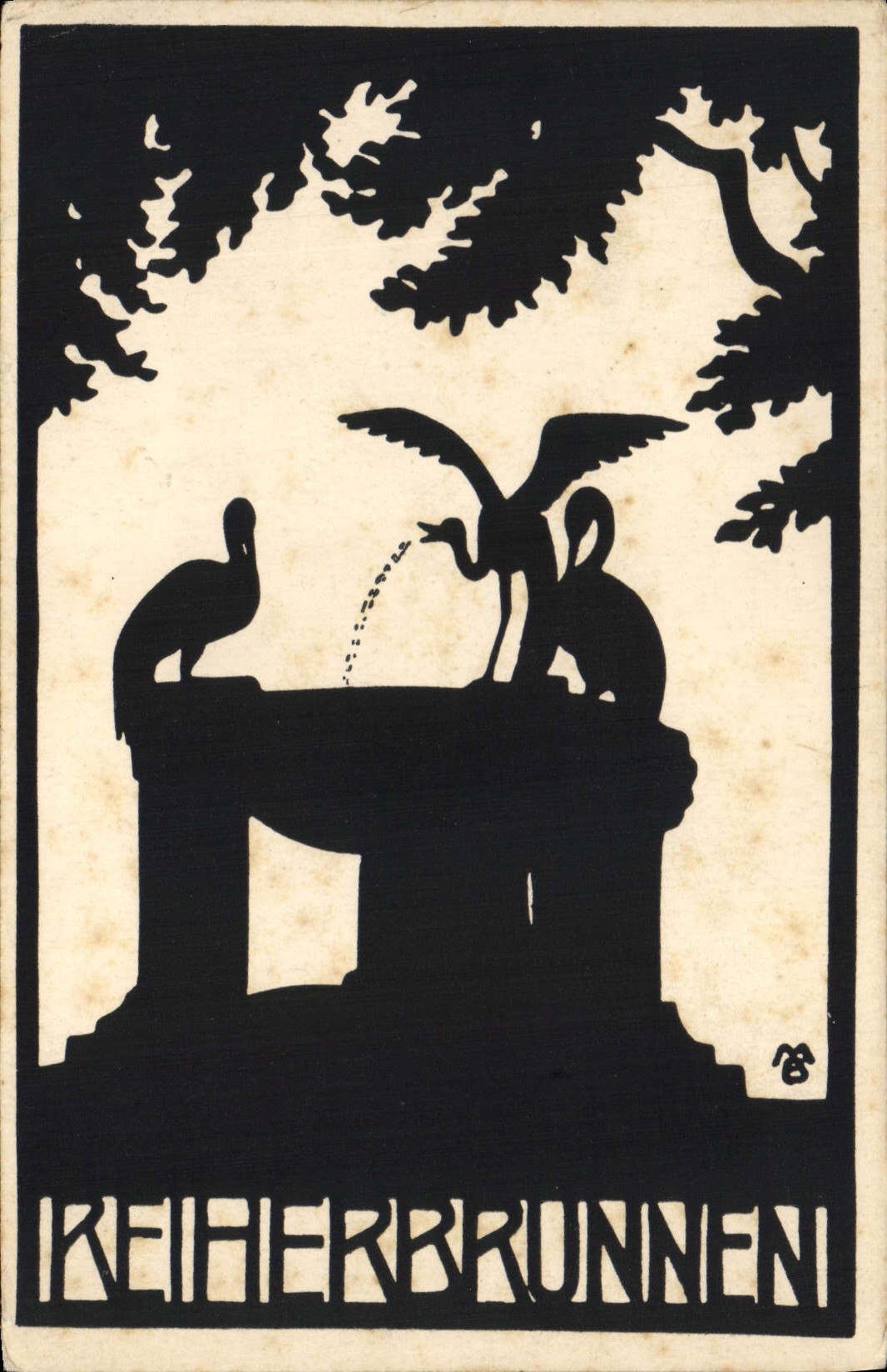 Keiherbrunnen — Baden-Baden — Kunstverlag Franz Walter, München