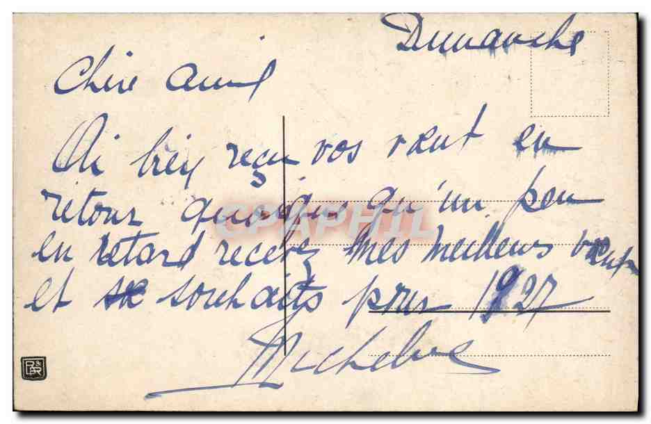 Ski — Enfants enneigés — Bonne Année — Michèlebe, Dumarches — Verso