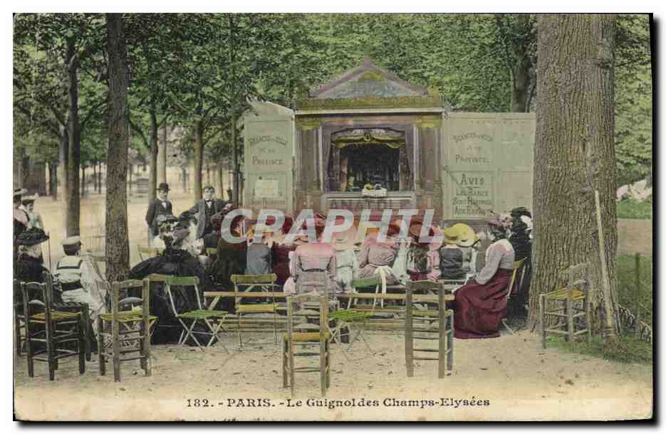 Le Guignol des Champs-Élysées — Paris — Éditeur : Graphphil, n° 182