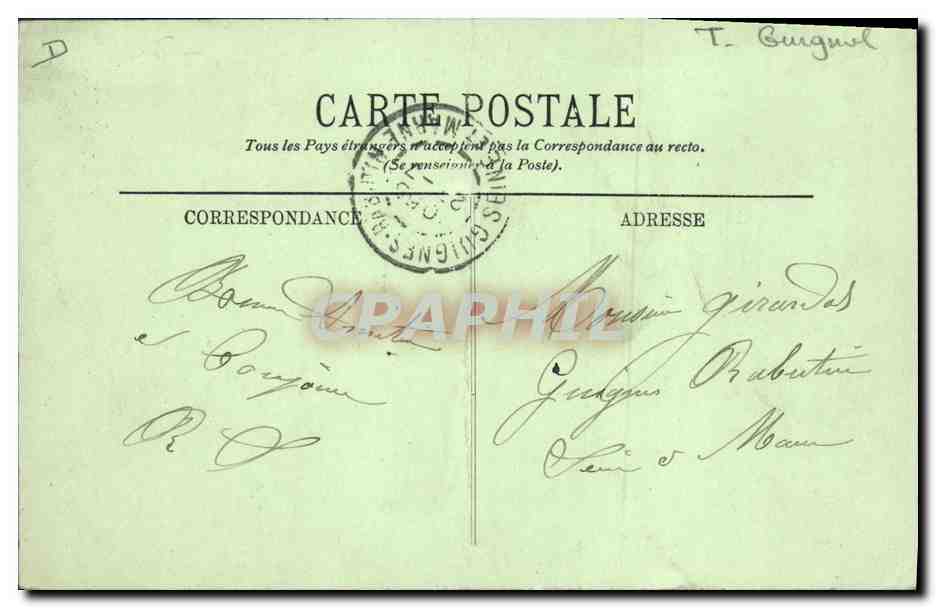 Contrexéville — Le Guignol dans le Parc — LL. — Reverso