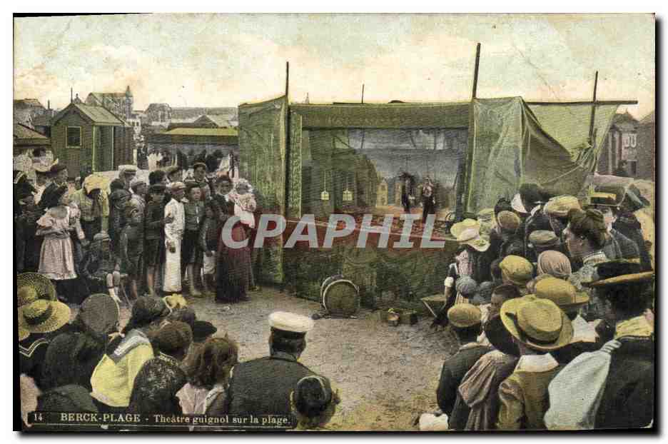 Berck-Plage - Théâtre guignol sur la plage