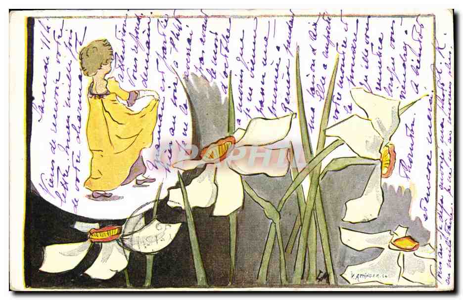CPA Fantaisie Illustrateur Enfant