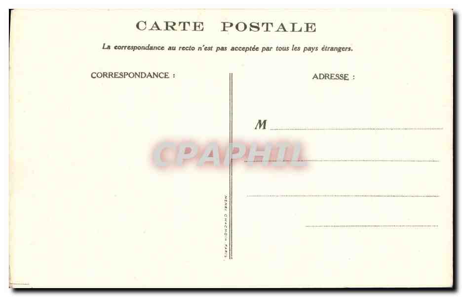CPA Fantaisie Illustrateur Poulbot Victor Hugo Les Miserables La petite fille toute seule Cosette  — Rückseite