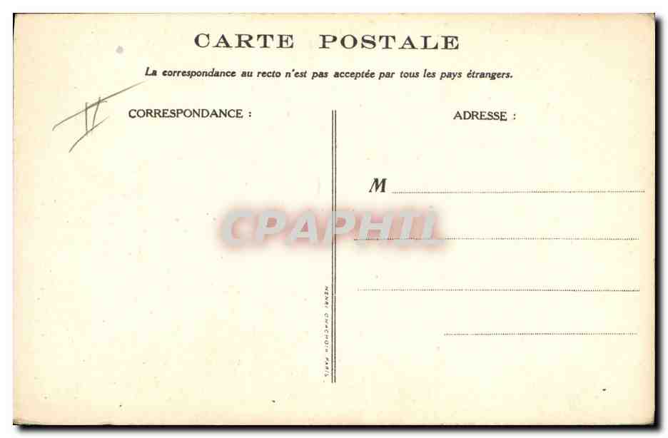CPA Fantaisie Illustrateur Poulbot Victor Hugo La legende des siecles Le Crapaud Grenouille  — Rückseite