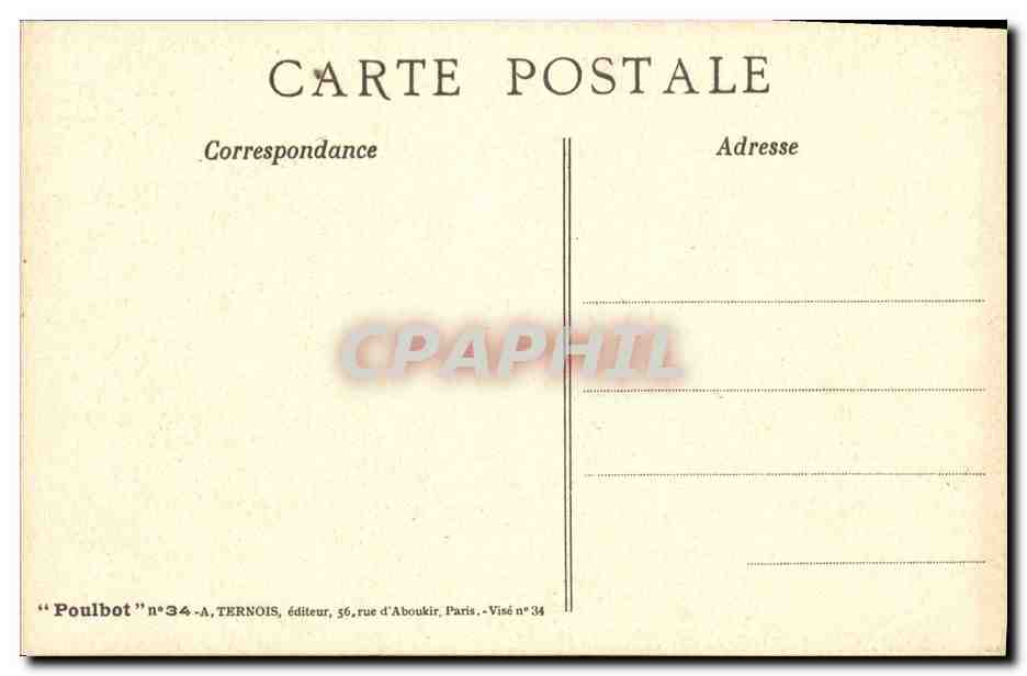 CPA Fantaisie Illustrateur Poulbot Militaria  — Rückseite