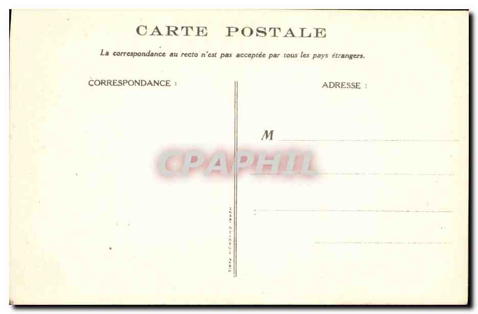 CPA Fantaisie Illustrateur Poulbot Victor Hugo Les Miserables La petite fille toute seule Cosette  — Rückseite