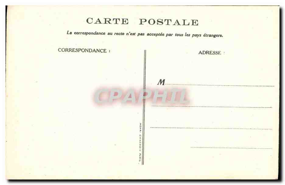 CPA Fantaisie Illustrateur Poulbot Victor Hugo La legende des siecles Le Crapaud Grenouille  — Verso