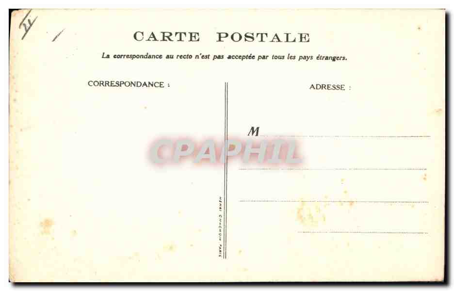 CPA Fantaisie Illustrateur Poulbot Victor Hugo La legende des siecles Petit Paul  — Rückseite